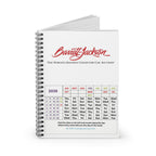 One Page Calendar - Spiral Notebook