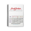 One Page Calendar - Spiral Notebook