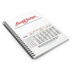 One Page Calendar - Spiral Notebook
